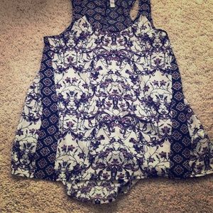 Xhilration sleeveless top